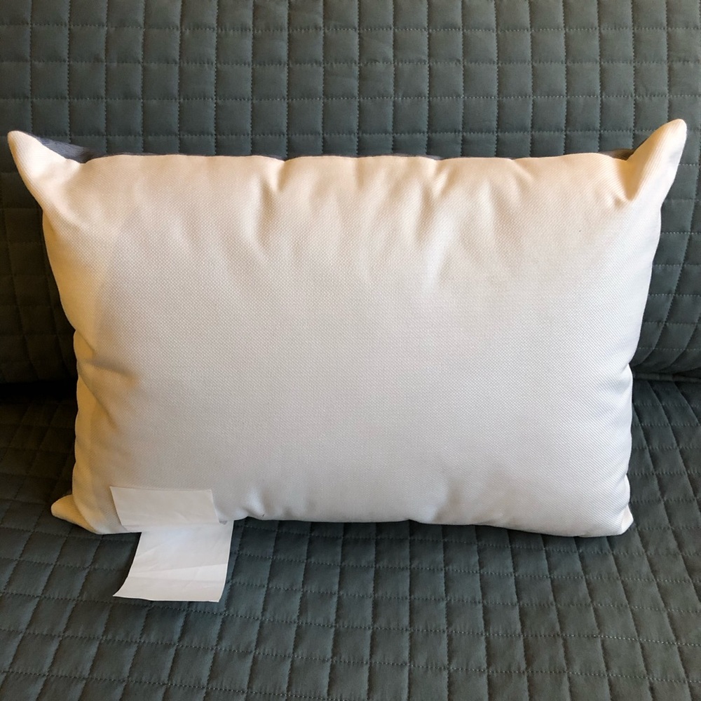 NEW Season’s Greetings pillow; 18x13 - Picture 2 of 4